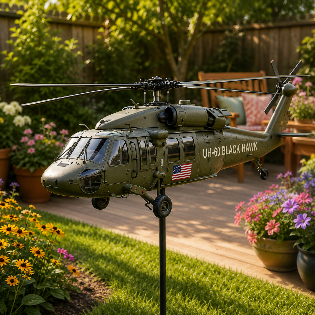 🔥49% OFF🎖️-Vietnam Veteran CH-47 Chinook Helicopter Wind Spinner ✈️