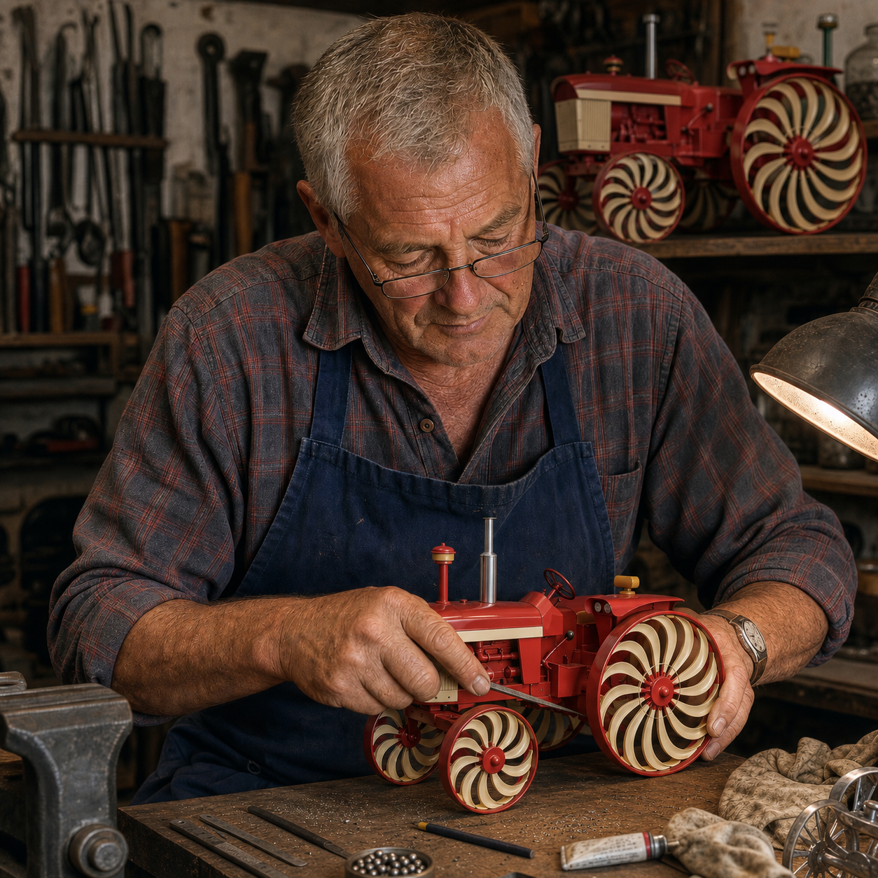🏆Last Day Promo: 49% OFF -🚜Earl's Handmade Tractor Wind Spinner‑ 🇺🇸Buy 2 & Get FREE Shipping Today!