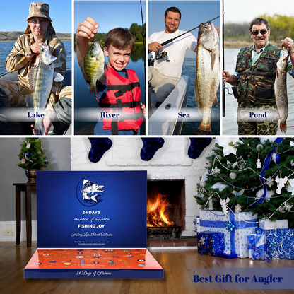 🎣Fishing Lure Advent Calendar: 24‑Day Angler Christmas Countdown Box