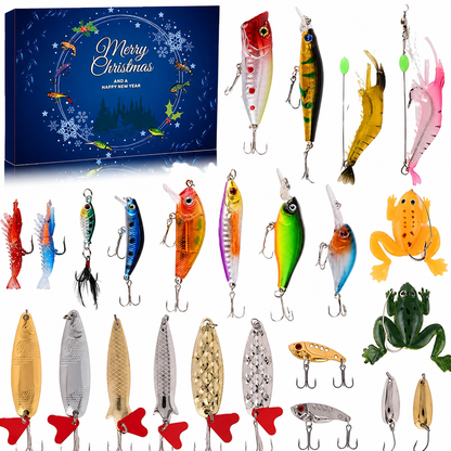 🎣Fishing Lure Advent Calendar: 24‑Day Angler Christmas Countdown Box