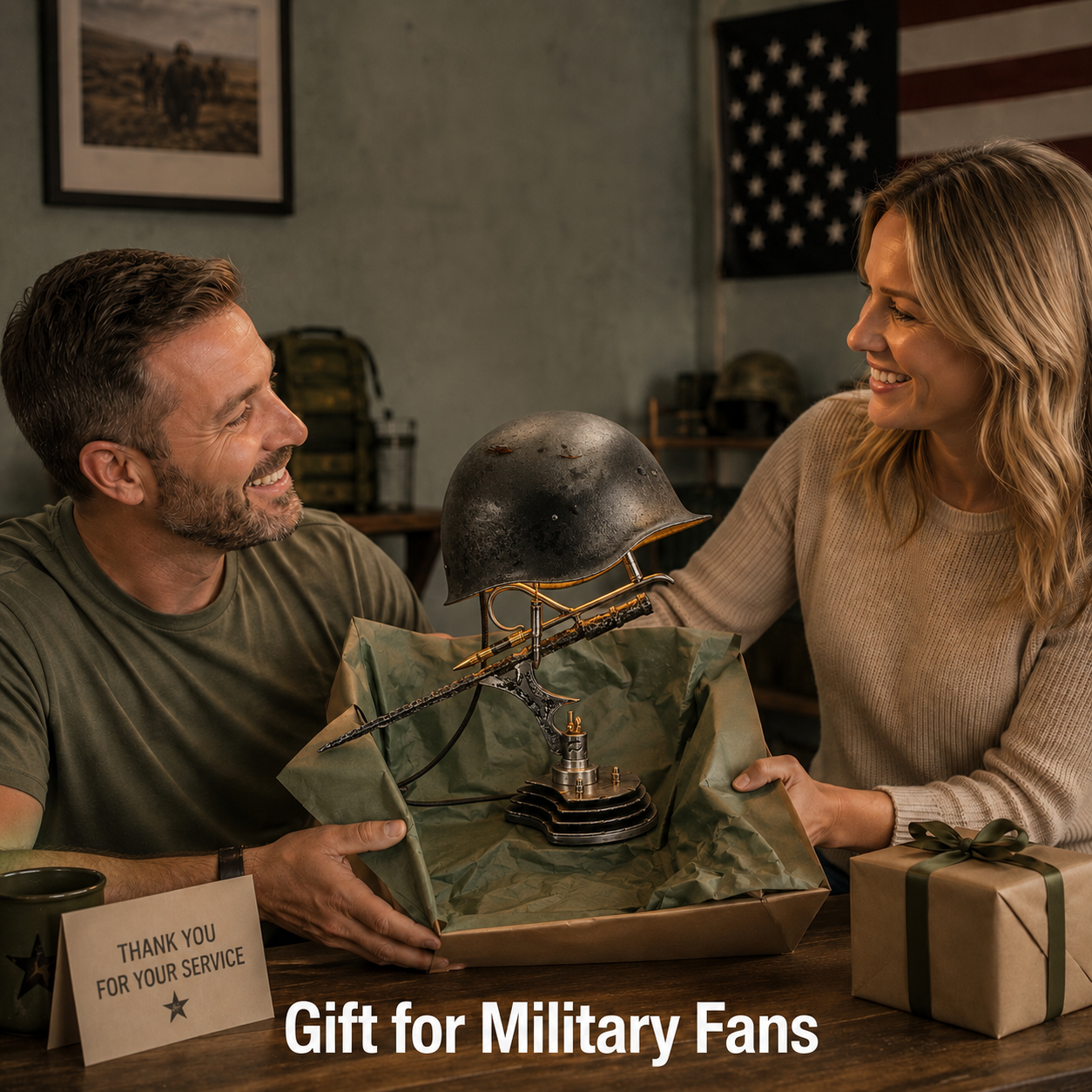 🏆Last Day Promo: 49% OFF 🪖‑War Relic Vintage Helmet Table Lamp‑ ✈️Buy 2 Free Shipping Today !