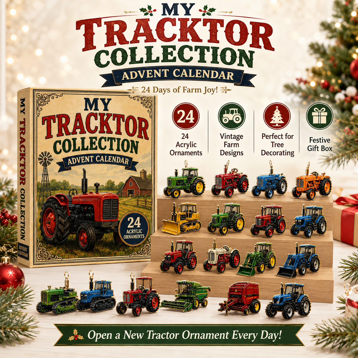 🎄 24 Days of Tractor Surprises — A Christmas Countdown Made for Farm Lovers