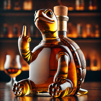 🐢 Turtle Whiskey Bottle