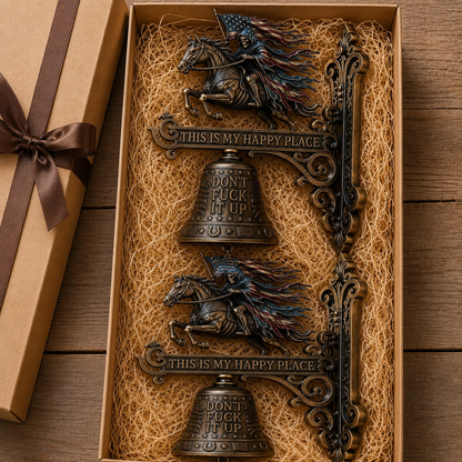 🔔GET 49% OFF TODAY ONLY 🐎 USA 250th Anniversary Patriotic Rider Wall Bell