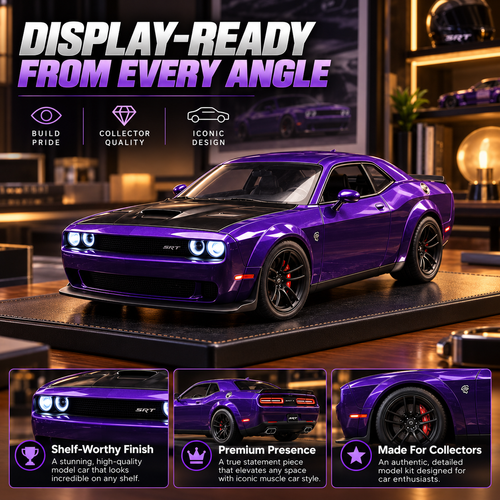 🏎️ Premium DIY Muscle Car Model Kit – Build, Display & Collect 🔧