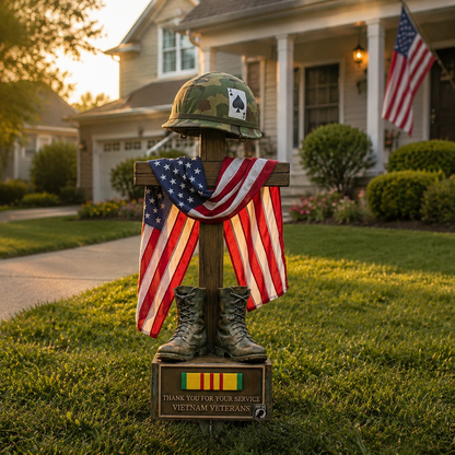 🏆Last Day Promo: 49% OFF 🎖️-Vietnam Veteran Battlefield Cross Memorial Garden Stake