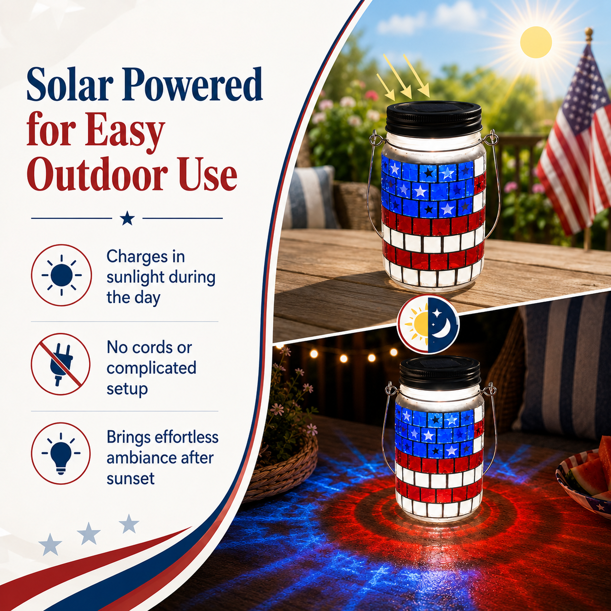 Today Only – 70% OFF🔥4th of July Solar Patriotic Mason Jar Lantern