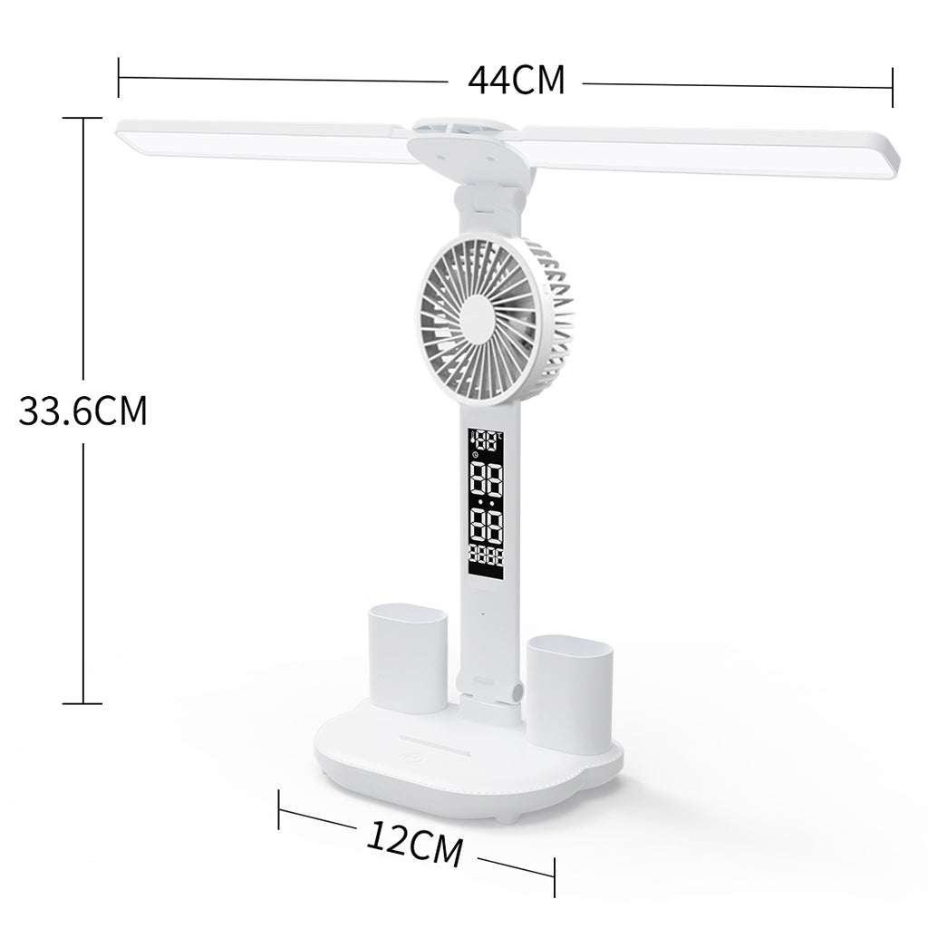 🔥Desktop Desk Lamp Fan with Smart LED Display & Touch Control