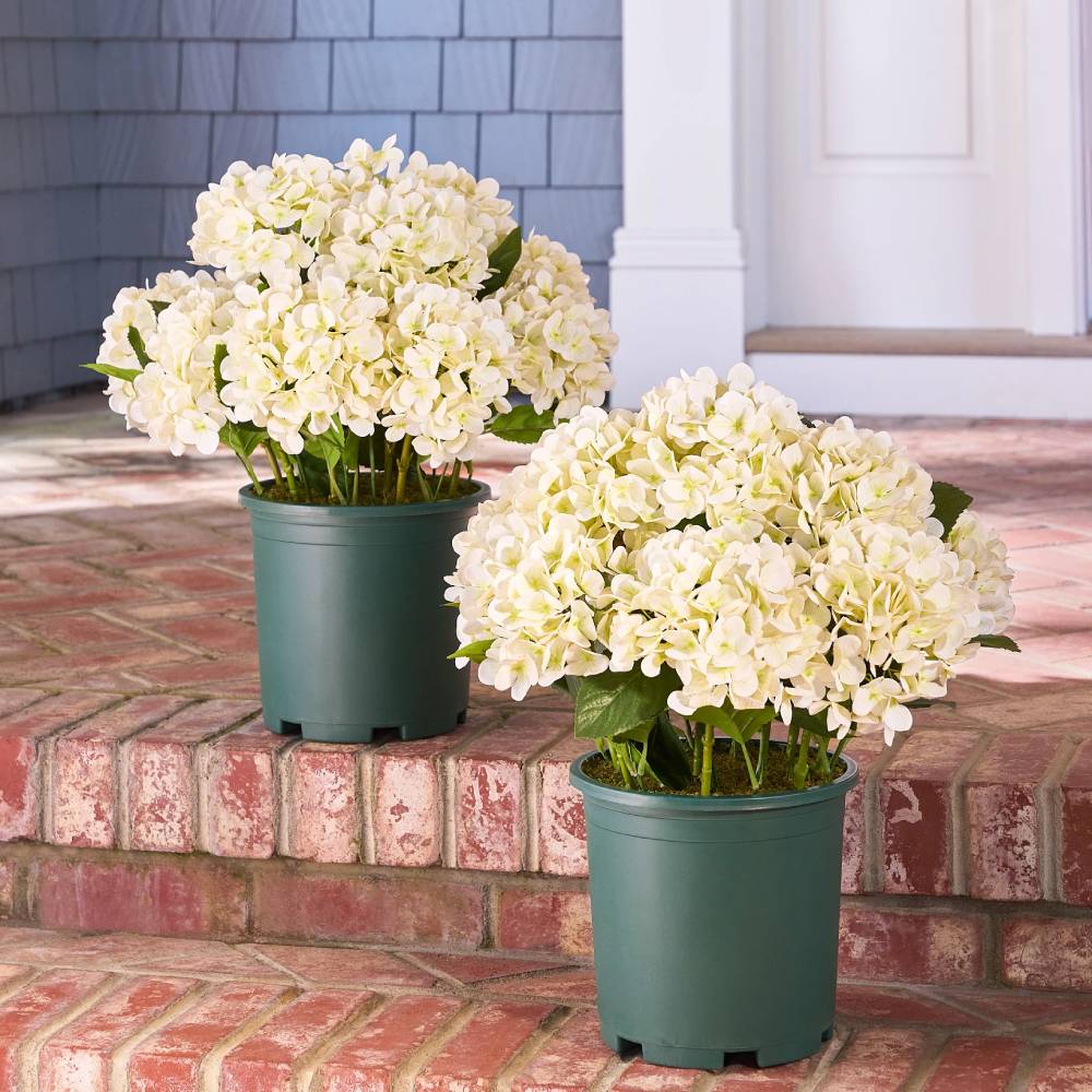 💥Last Day 75% OFF💐Artificial Outdoor Hydrangea Flowers - UV resistant, Waterproof, Windproof