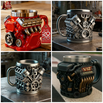 ⚡✨Ultimate V8 Engine Gift Mug & A Gearhead's Dream