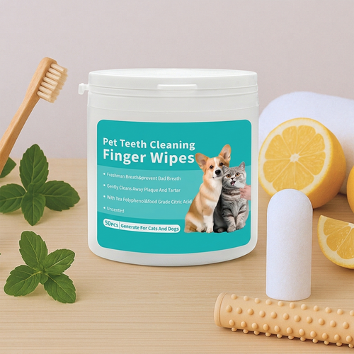 🔥🔥Natural Pet Dental Finger Wipes🦷