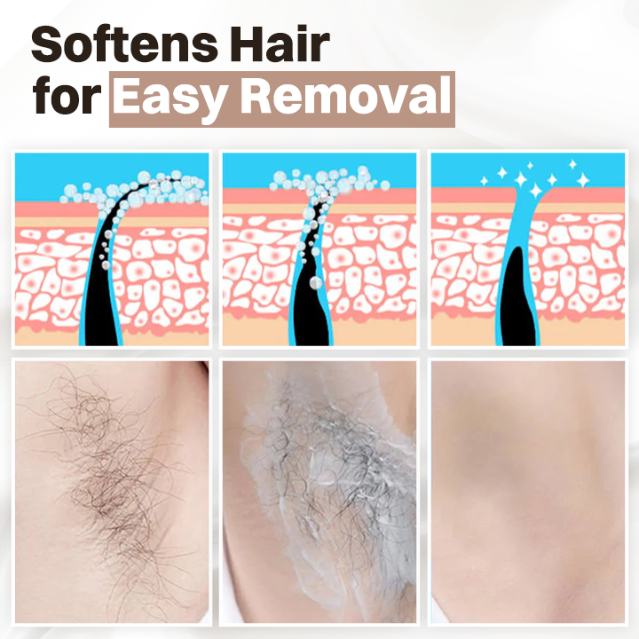 ✨ Gentle Hair Removal Cream for Women & Men – Fast & Painless