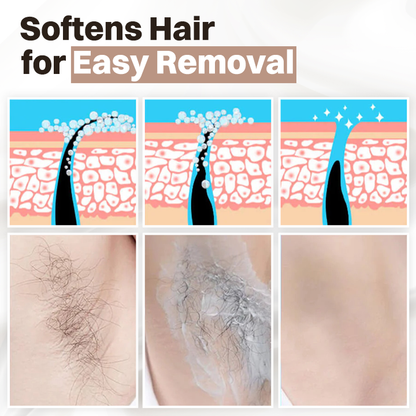 ✨ Gentle Hair Removal Cream for Women & Men – Fast & Painless