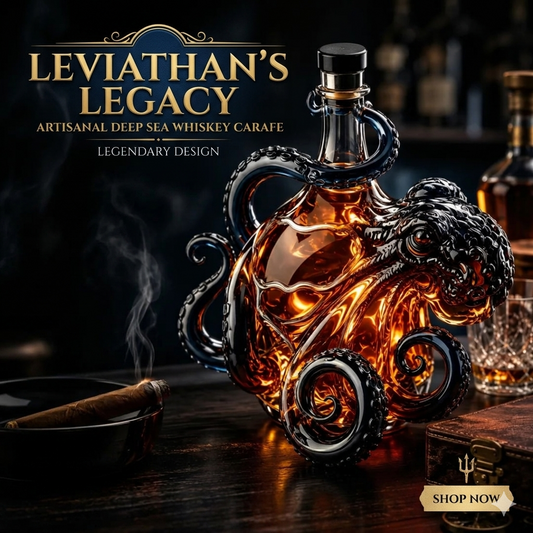 The Black Spiced Rum Kraken Decanter — 3D Sculpted Octopus Collector's Edition