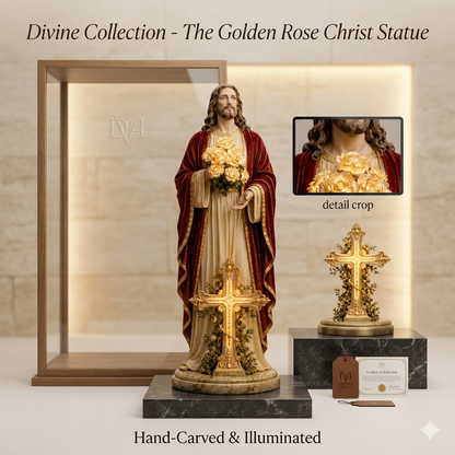 💛 Blessed Light of Jesus Garden Sculpture