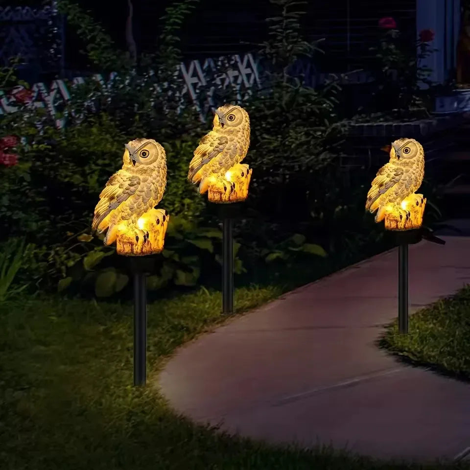 🦉 Mother's Day Sale — Buy More Save More! Solar Owl Garden Light | Waterproof, Auto On/Off 🌙✨