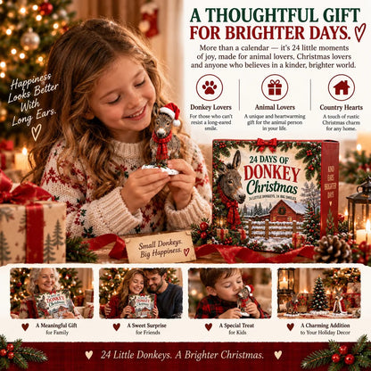 🫏 Kind Ears, Brighter Days — 24-Day Donkey Christmas Collection