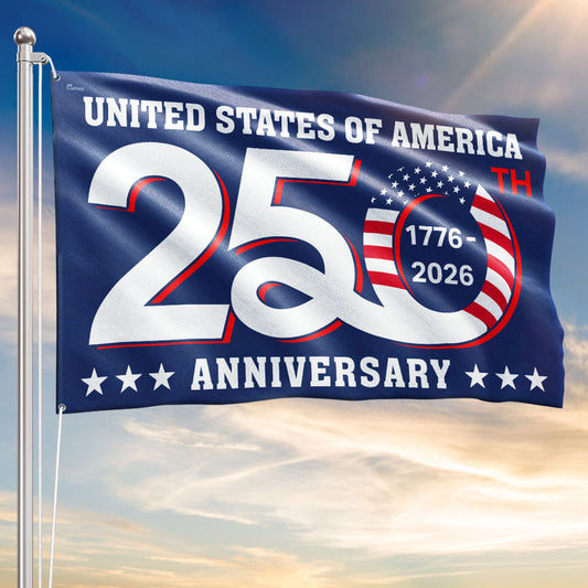 US 250th Anniversary 1776-2026 Grommet Flag 🏴󠁵󠁳󠁡󠁿 Special Offer Today 🔥