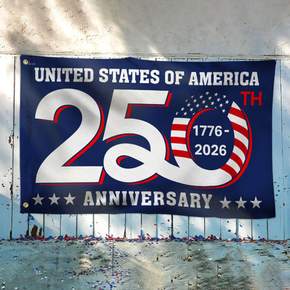 US 250th Anniversary 1776-2026 Grommet Flag 🏴󠁵󠁳󠁡󠁿 Special Offer Today 🔥