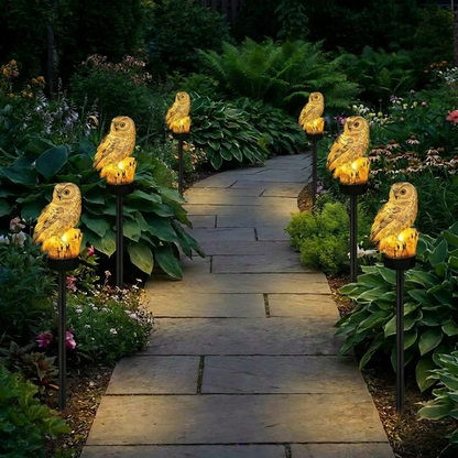 🦉 Mother's Day Sale — Buy More Save More! Solar Owl Garden Light | Waterproof, Auto On/Off 🌙✨