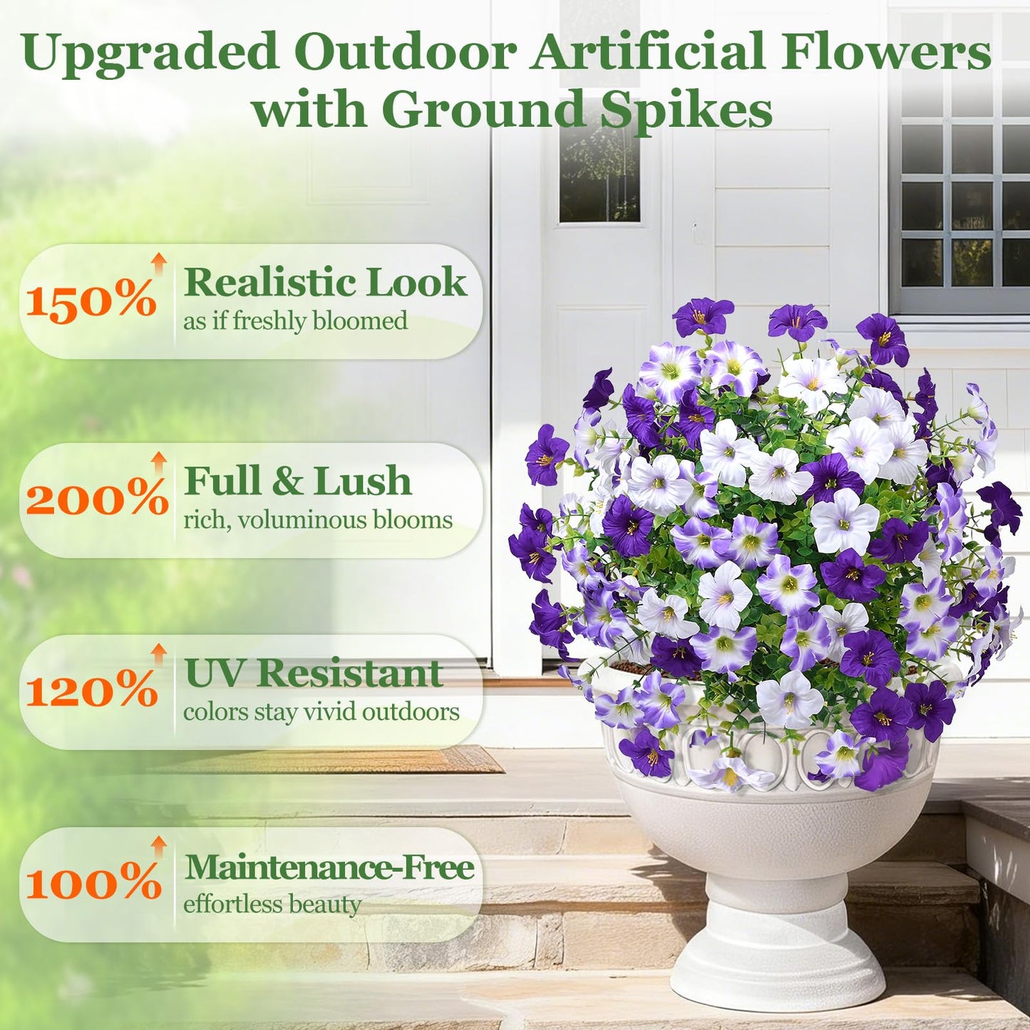 🔥🔥🔥Last Day! 50% Off Outdoor/Indoor UV Resistant & Waterproof Artificial Flower Decor🌸