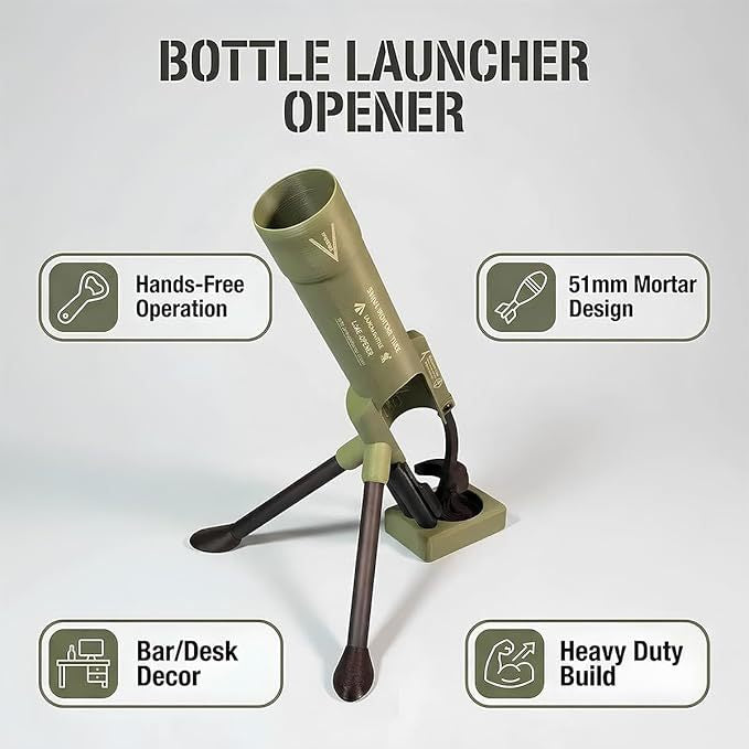💥Launch Your Beer Open Like a Cannon🍻 – 51mm Tactical Bottle Opener