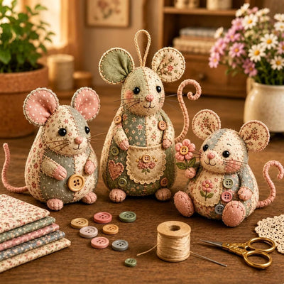 Patchwork Mouse DIY Kit