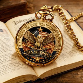Declaration of Independence 250th Anniversary Commemorative Pocket Watch