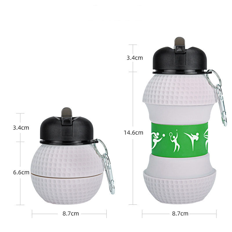⚽BPA-Free Football Foldable Cup, Perfect Summer Outdoor Must-Have✨