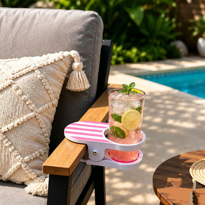 🏖️ Clip-On Drink Holder Set (2PCS) – Keep Your Beverage Within Reach🥤