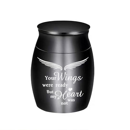 I am Always With You Mini Urn - Personalized Memorial Gifts for Loss of Mom or Dad