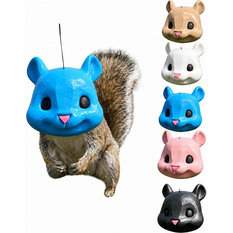 🐿️✨Funny Big-Head Squirrel Feeder – Turn Every Backyard Visit Into a Laugh🌿