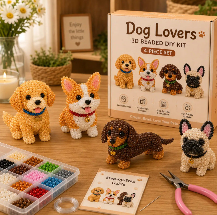 🧵🐦 3D Beaded Animal DIY Kit | Perfect Gift for Craft & Animal Lovers ✨