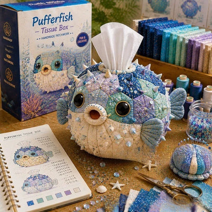 🔥 Crafty Ocean Critters DIY Tissue Box Kit – Stitch Cute Sea Friends & Create Cozy Handmade Moments 🌊✨