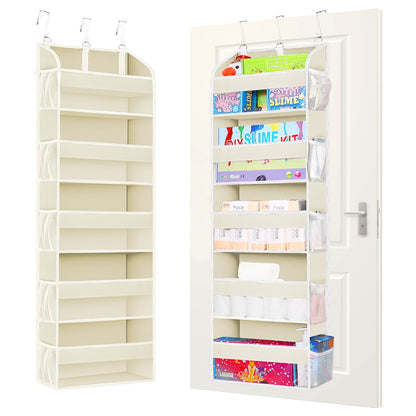 5-Tier Over Door Hanging Storage Organizer | Space Saving Closet Hanging Bag
