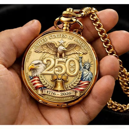 Declaration of Independence 250th Anniversary Commemorative Pocket Watch