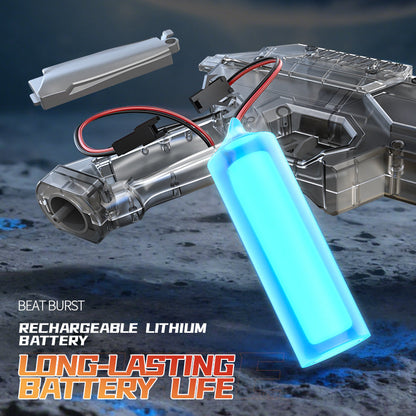 🚀Energy Ring Space Water 💦 Gun Children's Water Gun Large Capacity Fully Automatic Electric Toy🎮-XXS