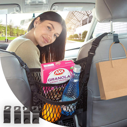 🚗 Car seat storage net for more storage space