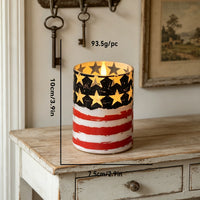 Vintage Old Glory Mini Candle