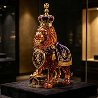 👑🦁 Crowned Lion Whiskey Bottle