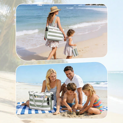 🏖️ Family Beach Tote | Shake Sand Away In Seconds, Organize All Your Beach Essentials