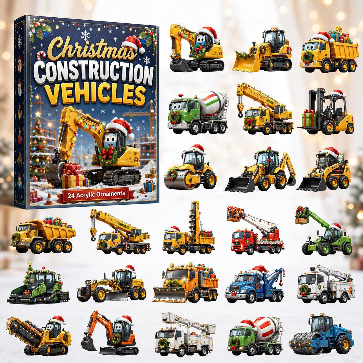 🎄 24-Day Vehicle Advent Calendar – Tractors, Trains & Big Machines 🚜🚂