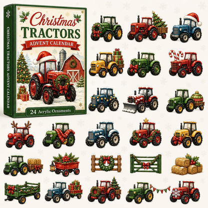 🎄 24-Day Vehicle Advent Calendar – Tractors, Trains & Big Machines 🚜🚂