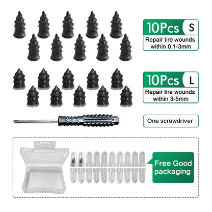 🔥 Last Day 50% OFF 🔥 60PCS Self-Sealing Tire Repair Rubber Nails Kit with 2 Sizes