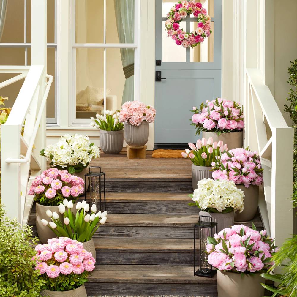 💥Last Day 75% OFF💐Artificial Outdoor Hydrangea Flowers - UV resistant, Waterproof, Windproof