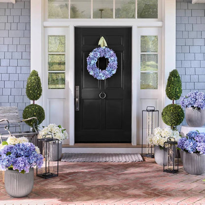 💥Last Day 75% OFF💐Artificial Outdoor Hydrangea Flowers - UV resistant, Waterproof, Windproof