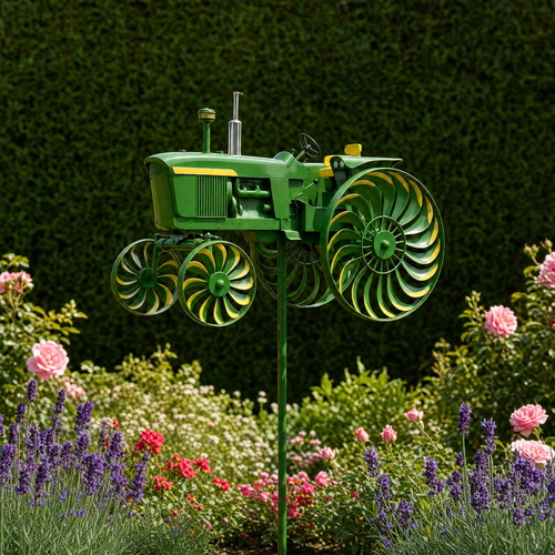 Earl's Handmade Tractor Wind Spinner