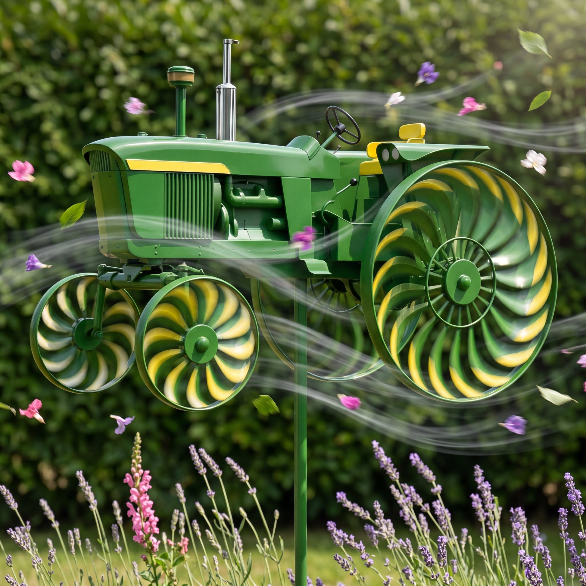 Earl's Handmade Tractor Wind Spinner