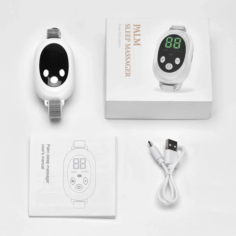 Last Day: 60% Off 😴🛌 Calming Sleep Aid Massager for Better Rest & Relaxation | 20 Intensity Levels for All Ages