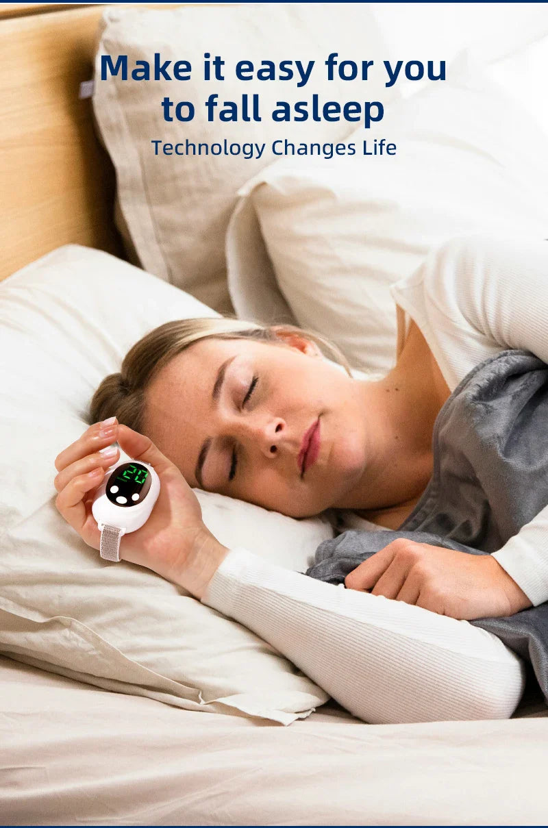 Last Day: 60% Off 😴🛌 Calming Sleep Aid Massager for Better Rest & Relaxation | 20 Intensity Levels for All Ages